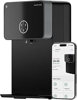 Native by Urban Company M2 RO+UV+Copper+Alkaline+Mineraliser 10-Stage Smart Water Purifier | No Service for 2 Years | India's Only 2-year Unconditional Warranty | Smart iOT + TDS Monitor | 8L Storage