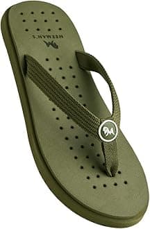 Eco Flip Flops for Men | Comfortable Outdoor Indoor Fashionable Slippers for Boys | Rubber Flat Slip On Flexible | Everday Comfort | Lightweight Soft Chappal