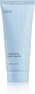 SEACRET Hand Cream with Shea Butter - Dead Sea Mineral Enhanced Hand Lotion for Dry Cracked Hands, Moisturizing and Fast Absorbing Hand Moisturizer