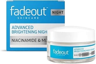 Fade Out Advanced Brightening Night Cream, 50ml | Whitening Cream With Niacinamide, Hyaluronic Acid, Lactic Acid, and Rosehip Seed Oil | Boost Skin Hydration and Radiance Overnight