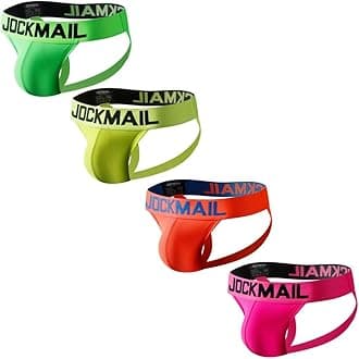 JOCKMAIL 4pcs/Pack Mens Briefs Underwear Mesh Comfort Underwear Briefs Men Underpants