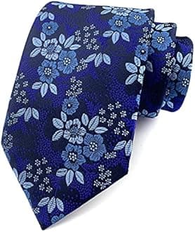 Ctskyte Men's Plaid Check Stripe Ties Pattern Business Formal Designer Neckties