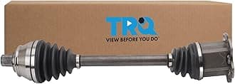 TRQ Front CV Axle Shaft Assembly Compatible with 06-11 Audi A6 07-10 A8 Quattro
