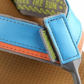 Havaianas Men's New Urban Tech Flip Flops - Stylish, Comfortable, and Durable Sandals with Wide Straps, Perfect for Beach, Casual, and Everyday Wear, Includes Velvet Pouch, 8, Bronze