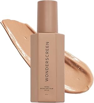 - Beauty Tinted Glow Wonderscreen SPF 30, Mineral Sunscreen for Face with 19% Zinc Oxide, Tinted Moisturizer with SPF, 50 g (Medium)