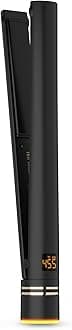 Hot Tools Pro Artist Black Gold Evolve Ionic Salon Hair Flat Iron | Long-Lasting Finish for Straightening Hair, (1 in)