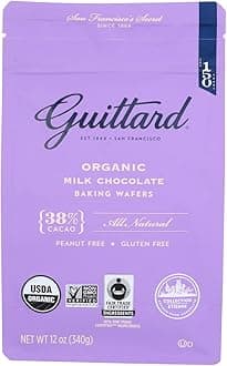 GUITTARD Organic 38% Chocolate Baking Wafers, 12 OZ