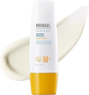 Lightweight Moisture Korean Sunscreen, Broad Spectrum SPF 50+, Water Resistant & Safe for Sensitve Skin, Reef Friendly, Paraben-Free, Dermatologically Tested, Korean Skin Care.