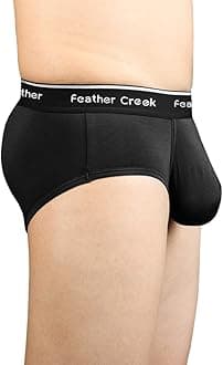 Mens Pouch Trunks Separate Big Enhance Underwear Briefs Comfy Mid-Rise Pouch Bikini Brief Boxer Briefs