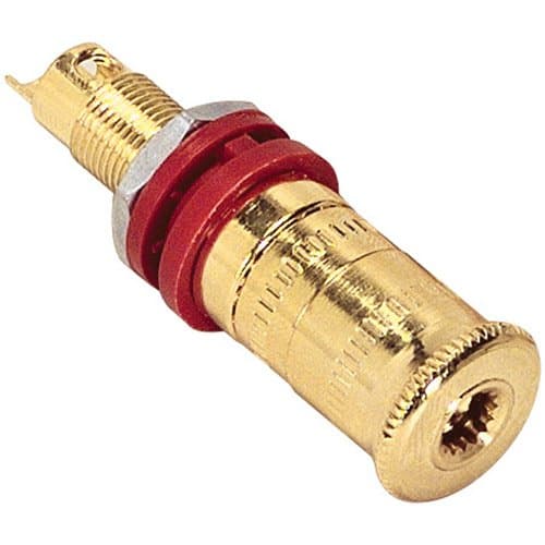 WBT 0763R Midline Binding Post Banana Jack Red