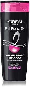 L’Oréal Paris L'Oreal Fall Resist 3X Anti-Hairfall Shampoo, 175ml (With 10% Extra)