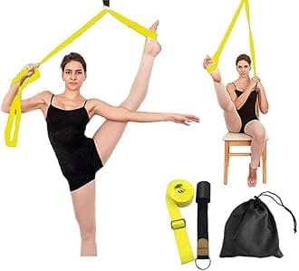 Yoga Stretch Strap - to Improve Leg Stretching - Perfect Home Equipment for Ballet, Dance, warm upand Gymnastic Exercise - Excellent Gift for Your Friends, children, and Loved Ones