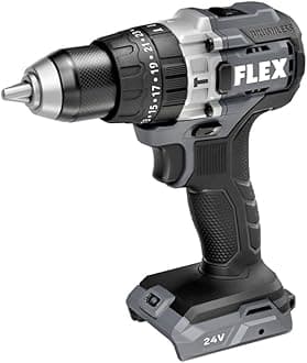 FLEX 24V Brushless Cordless 1/2-Inch 750 In-Lbs Torque 2-Speed Hammer Drill Tool Only, Battery and Charger Not Included - FX1251-Z