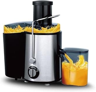 Juicer Machine Extractor, Stainless Steel, Easy to Clean, Electric Juicer for Whole Fruits and Vegetables
