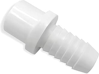 3/4 Inch PVC Hose Connector - Insert x Spigot Barb Fitting - Garden Fittings - Barbed Adapter for Water