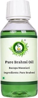Pure Brahmi Oil 100ml (3.38oz)- Bacopa Monnieri (100% Pure and Natural Rare Herb Series)