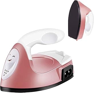 Mini Craft Iron Mini Iron Press,Mini Heat Press Machine for T Shirts Shoes and Hats Small Heat Transfer Vinyl Projects,Portable Travel Irons Mini Heat Press Crafting Craft Clothes (Fruit Pink)