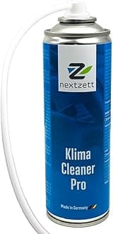 nextzett Klima Cleaner Pro Automotive AC Odor Eliminator & Evaporator Cleaner Freshens & Cleans Air Conditioning System 10 fl oz Includes 2-Foot Application Hose