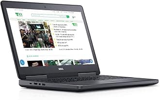 Dell Precision 7510 15.6in Laptop, Core i7-6820HQ 2.7GHz, 16GB Ram, 512GB SSD, Windows 10 Pro 64bit, Webcam (Renewed)