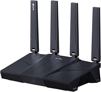 GL-BE9300 (Flint 3) Tri-Band WiFi 7 Router, High-Speed 6GHz Gaming WiFi Router for Wireless Internet, Long range, 5 x 2.5G VPN Routers for Computer Routers, Home Streaming & Business