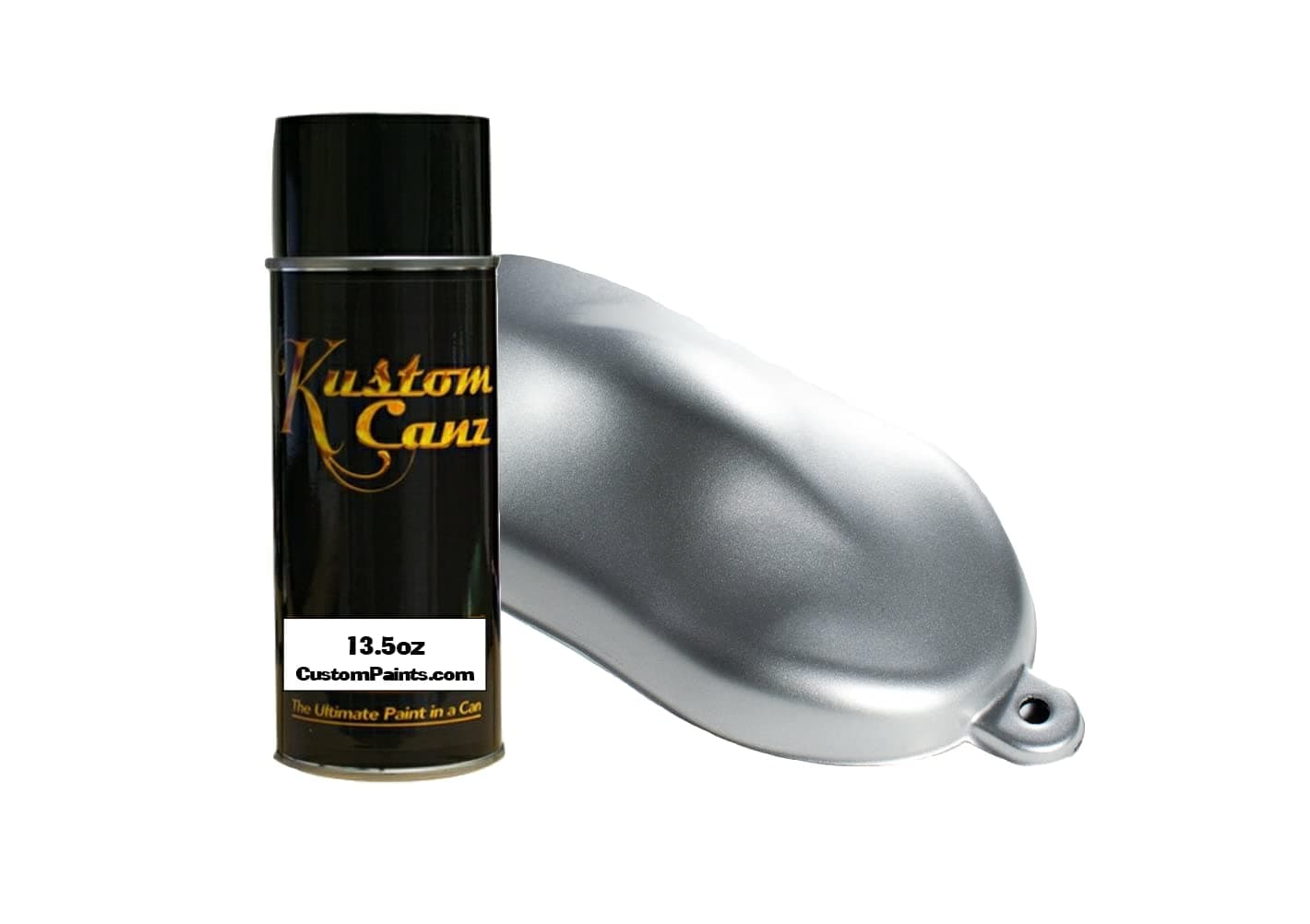 Kustom Canz Base Metallic Silver Medium - Aerosol Can
