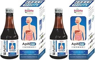 Apitizer Syrup | Ayurvedic Constipation Relief, Indigestion, Acidity | Relief from digestive probelms - Pack of 2 (2)