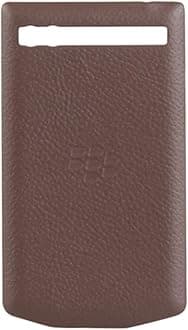 Porsche Design Leather Battery Door Cover For P9983 Porsche Design Blackberry P'9983 Dark Brown