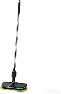 Electric Mop Floor Cleaning Spinning Mop Polisher Scrubber with Scouring Pads for Home Hardwood Tile PVC Floor