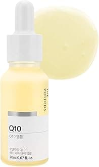 The Potions Q10 Ampoule for Face l Antioxidant and Collagen Support l Korean Skincare, Cruelty-free, Hypoallergenic - 20ml