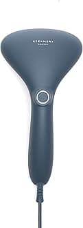 Handheld Clothes Steamer Cirrus 2, 1500W, UK Plug, Stainless Steel Mouthpiece, 25 Second Fast Heat Up, Garment Wrinkles Remover, Blue