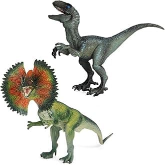 Dilophosaurus & Velociraptor