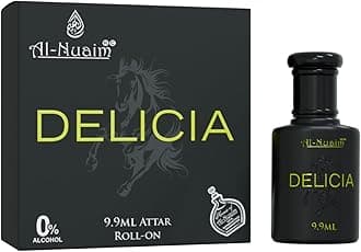 Al Nuaim Delicia 9.9ml - Oriental Attar, Premium-Grade, Alcohol-Free Fragrance Oil with Long-Lasting Potency | Concentrated Perfume Oil