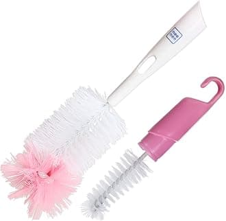 Mee MeeBottle and Nipple Cleaning Brush, Pink