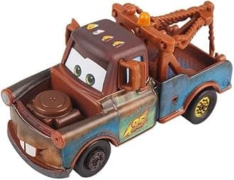 Die-Casting Racers Toy Cars, Safety Alloy Material for Childs, Beauty Color Box Packaging for Your Son Birthday, Inspired by Favorite Characters, Gift for 3+ Years Old (Mater)