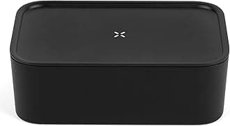 Storage Box – Durable, Smell Proof & Airtight Storage Box with Dual Internal Compartments & Pedestal Tray – Aluminum Lid Doubles as Prep Tray