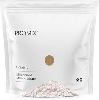 ProMix Nutrition Creatine Monohydrate Powder, Unflavored - 5g of Micronized Creatine per Serving - Increase Muscle Gain, Strength & Power & Supports Recovery - 180 Servings