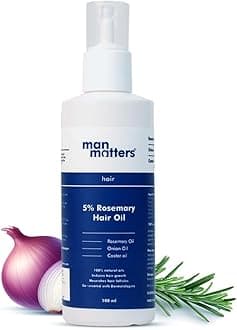 Hair Oil With Rosemary, Onion, Bhringraj, Shikkai, Brahmi & Amla Oils | Reduces Hair Breakage, Nourishes Hair & Protects Shine | 100ml