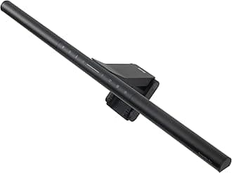 BenQ ScreenBar Pro LED Monitor Light Bar (Black) - Ultrawide Lighting, Motion Sensor, Adjustable Brightness/Color Temperature, Eye-Care USB-C Monitor lamp, No Glare, Curved Monitors, Monitor accessory