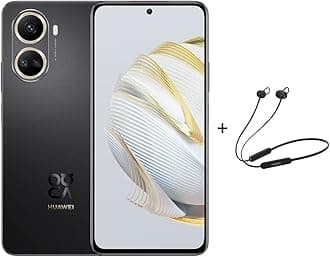 HUAWEI nova 10 SE Smartphone + Freelace Lite Neckband, 6.67-inch OLED display, 16MP Front Camera, 7.39mm Ultra-Thin Design, 108MP AI Triple camera, 66W HUAWEI SuperCharge, 8GB+256GB, Starry Black
