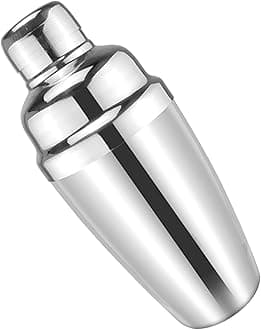 11.8 Oz Cocktail Shaker, 6.9 In x 3 In Stainless Steel Drink Shaker with Built-In Strainer for Bar Mixed Tools (11.8 oz)