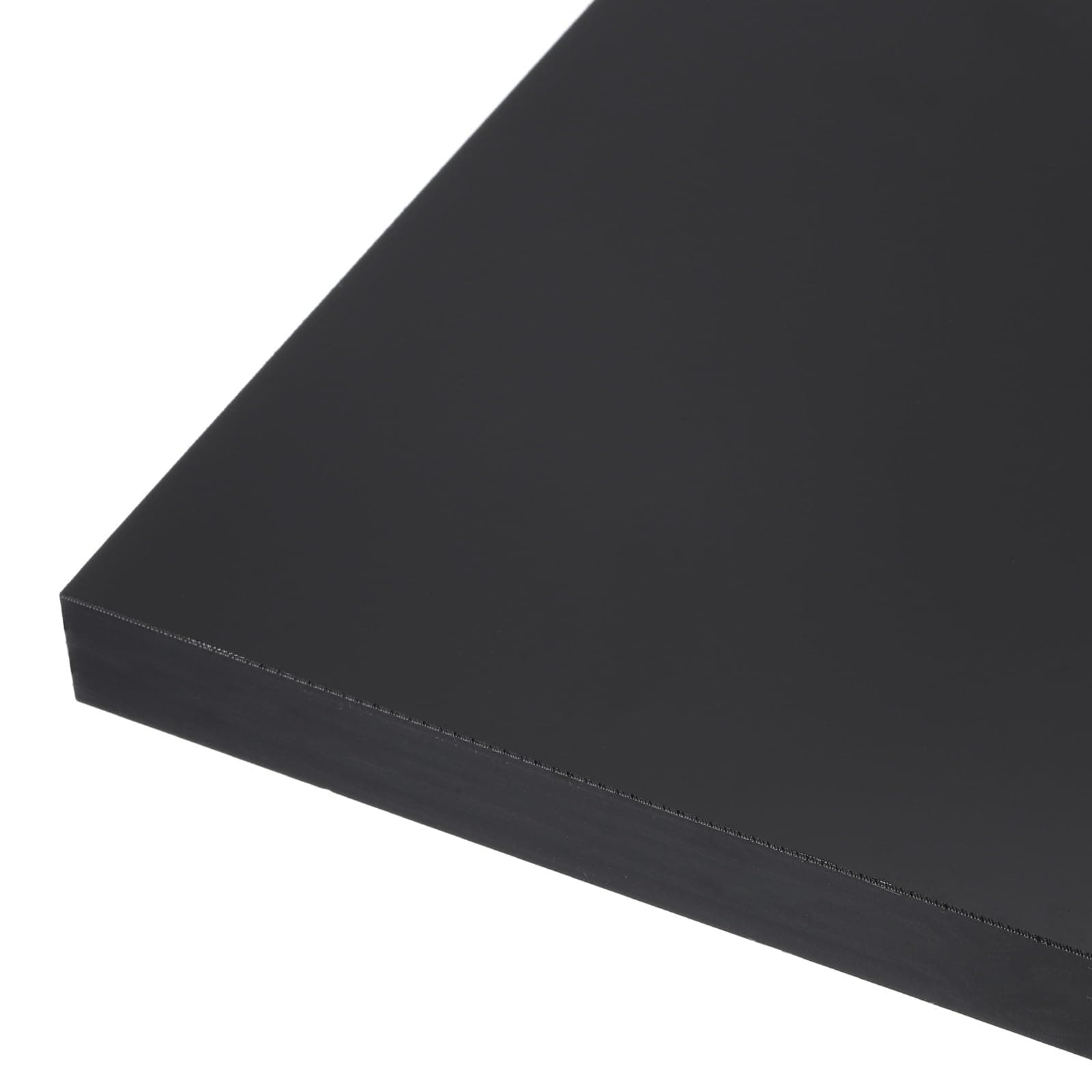 6" x 6" x 1/2" HDPE Plastic Sheet, High Density Polyethylene Sheet Cutting Board Black Solid Block, [for DIY, Home Floor]