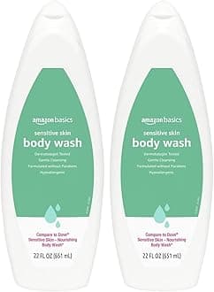 Body Wash for Sensitive Skin, Hypoallergenic 22 fl oz (Pack of 2)