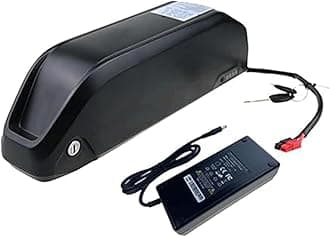 BAFANG Electric Bike Battery 48V 52V 13Ah 17.5Ah 20Ah Ebike Lithium Ion Battery with Charger and Key for 500W 750W 1000W 1500W Motor and Conversion Kit