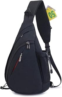 JSDingSling Bag Men Women | Sling Backpack Waterproof Sport | Chest Bag Shoulder Crossbody Bag Triangle Backpack Outdoor Travelling Cycling Hiking Running