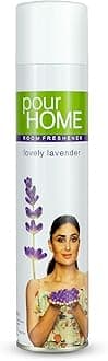 POUR HOME Lovely Lavender Room Air Freshener Spray - 220ML | Long-Lasting Fragrance - Reduces Odours - Suitable for Home & Office