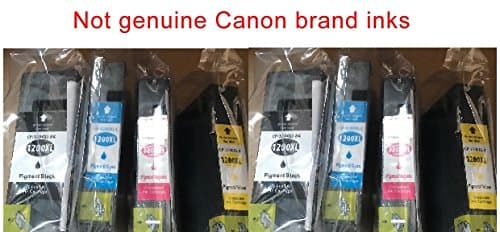 8 Compatible Cannon MAXIFY MB-2020 Inkjet Printer Ink Toner Cartridge Replacement for Canon PGI1200XL PGI-1200 XL (2 of Black/Cyan/Magenta/Yellow) MB2020 12OO Color All-in-One AIO Machine