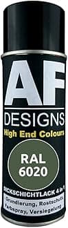 Alex Flittner Designs Rust Protection Paint 4-in-1 RAL 6020 Chrome Oxide Green Metal Protective Paint Spray Rust Protection Paint Spray Can