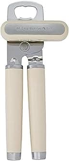 Classic Multifunction Can Opener / Bottle Opener, 8.34-Inch, Almond Cream