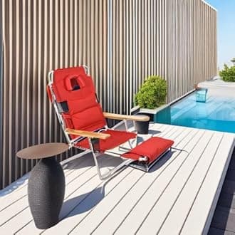 Ostrich D3N1-1001R 3-in-1 Deluxe Chair - Red