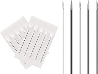 ATOMUS Body Piercing Needles, 14G 16G Stainless Steel Disposable Ear Nose Navel Nipple Lip Piercing Needles